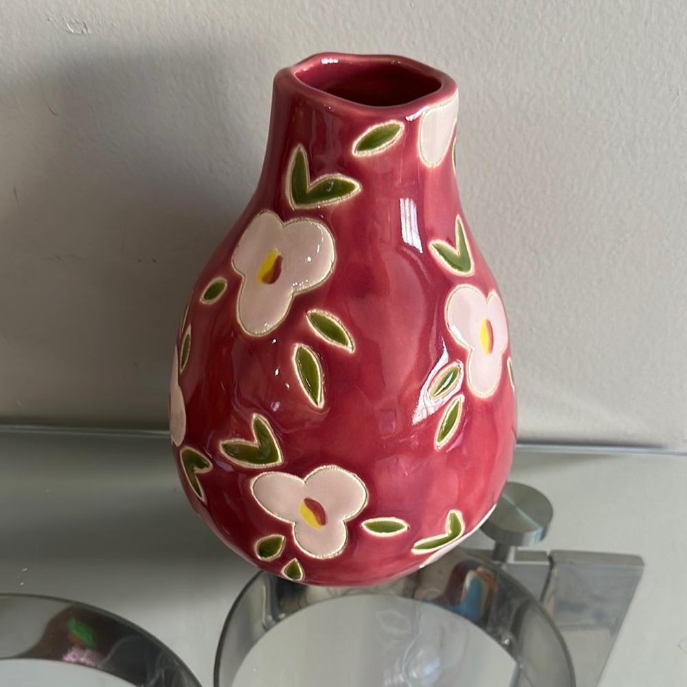 Opalhouse Floral Ceramic Vase (limited edition)